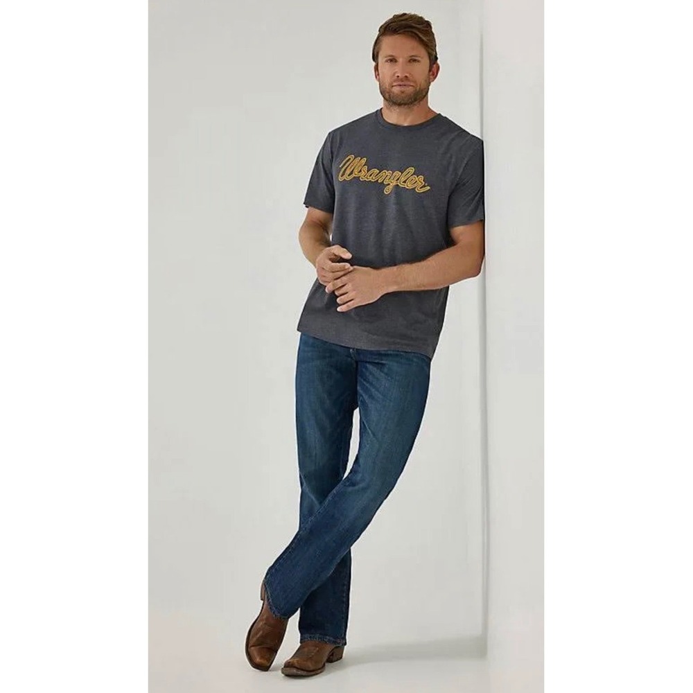 Wrangler Jeans Mens 29x32 Blue Retro Relaxed Boot 10WRT20RT Cotton Denim